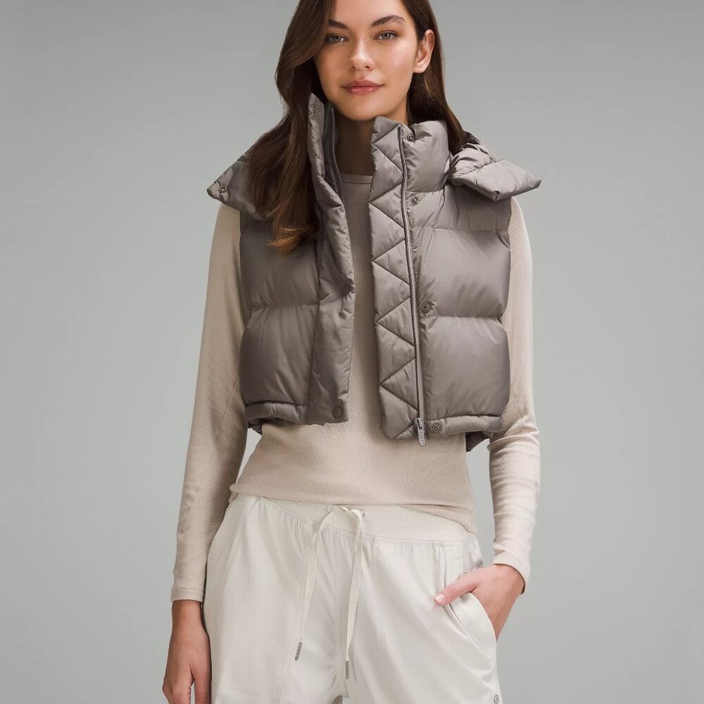 Lululemon Wunder Puff Super-Cropped Vest Rover 6